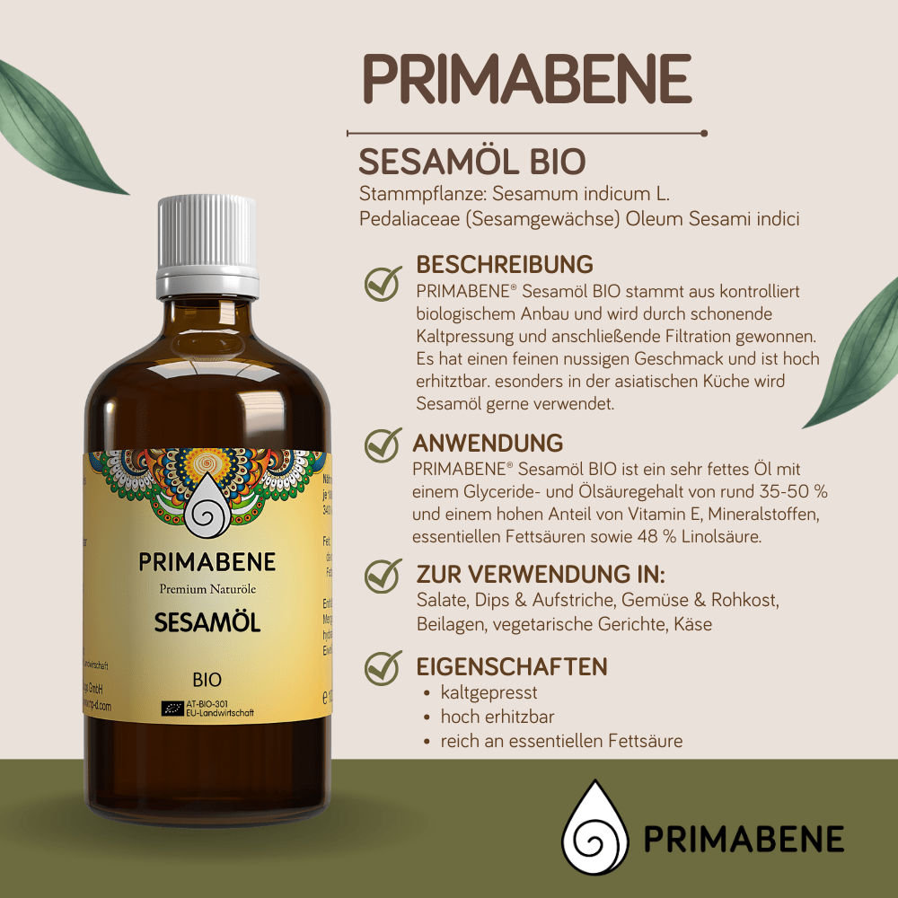 Bild von Sesamöl Bio